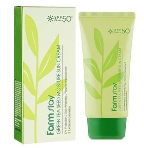 کرم ضد آفتاب بدون رنگ فارم استی SPF 50 مدل چای سبز ‌